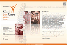 Tablet Screenshot of clinicaresantamonica.com